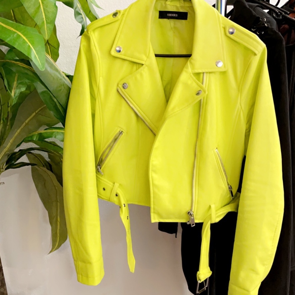 Neon Moto Jacket
